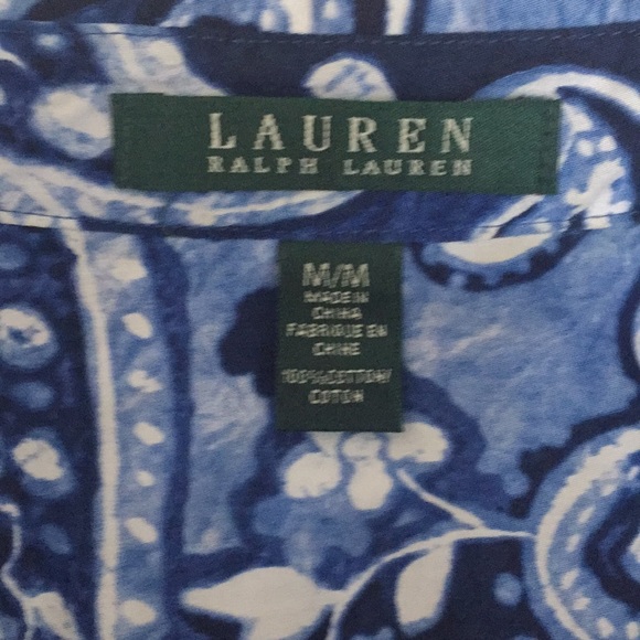 Ralph Lauren 3/4 length sleeve button down shirt - Picture 3 of 3